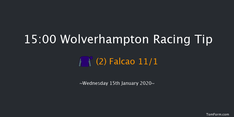 Wolverhampton 15:00 Handicap (Class 6) 6f Mon 13th Jan 2020