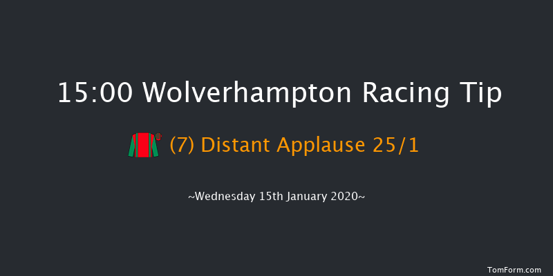 Wolverhampton 15:00 Handicap (Class 6) 6f Mon 13th Jan 2020