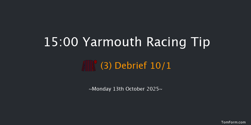 Yarmouth 15-00 (Class 4) 6f Mon 6th Oct 2025