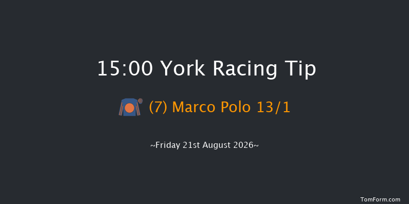 York 15-00 (Class 1) 6f Thu 20th Aug 2026