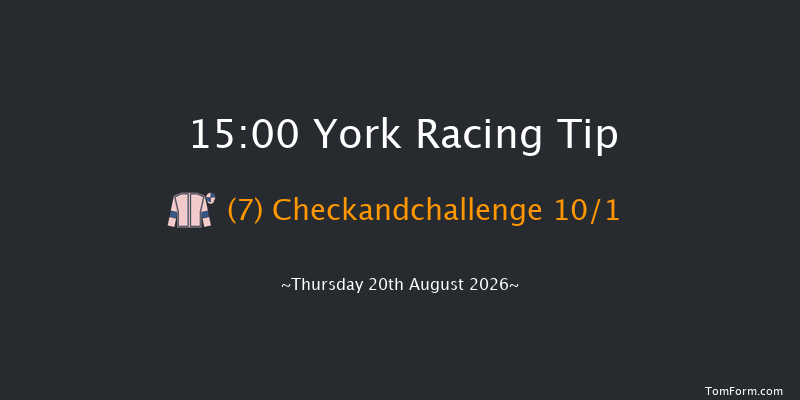 York 15-00 (Class 2) 7f Wed 19th Aug 2026