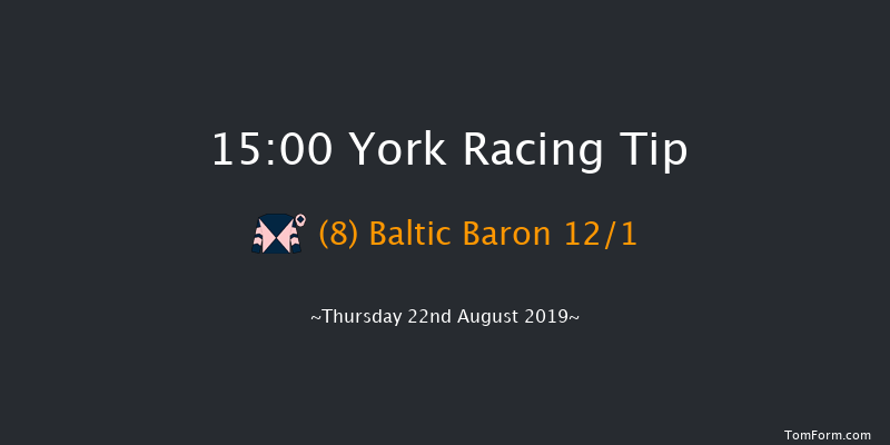 York 15:00 Handicap (Class 2) 8f Wed 21st Aug 2019