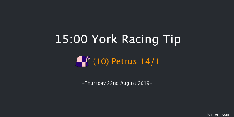 York 15:00 Handicap (Class 2) 8f Wed 21st Aug 2019