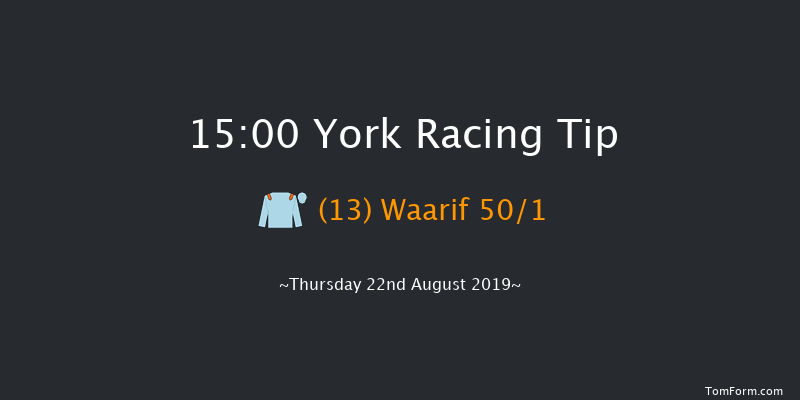 York 15:00 Handicap (Class 2) 8f Wed 21st Aug 2019