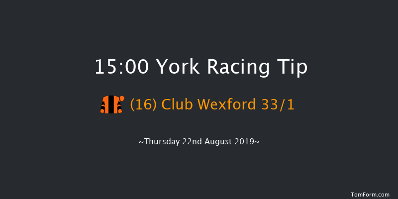 York 15:00 Handicap (Class 2) 8f Wed 21st Aug 2019
