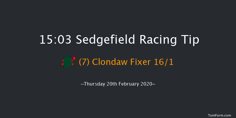 Happy Birthday Amanda And Megan Ellison Novices' Handicap Chase Sedgefield 15:03 Handicap Chase (Class 4) 21f Tue 4th Feb 2020