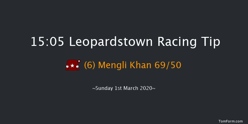 New Leopardstown Racing Hall Hurdle Leopardstown 15:05 Conditions Hurdle 18f Sun 2nd Feb 2020