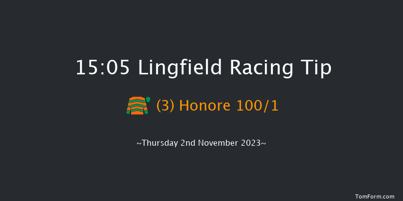 Lingfield 15:05 Maiden Hurdle (Class 4) 20f Wed 1st Nov 2023