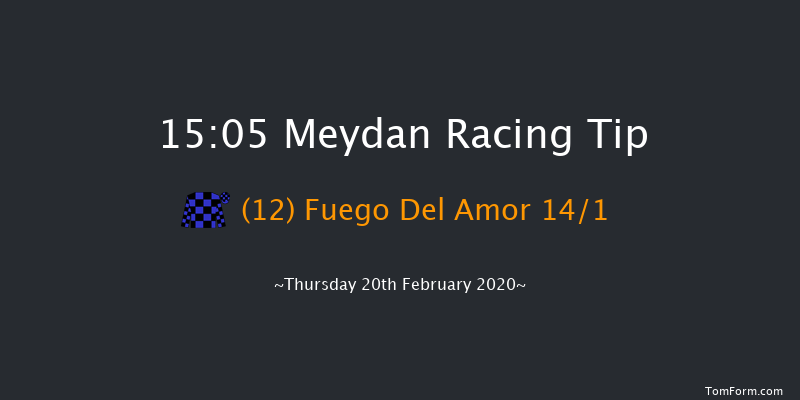 Jaguar XE (Divison 1) Handicap - Turf Meydan 15:05 1m 13 run Jaguar XE (Divison 1) Handicap - Turf Thu 13th Feb 2020