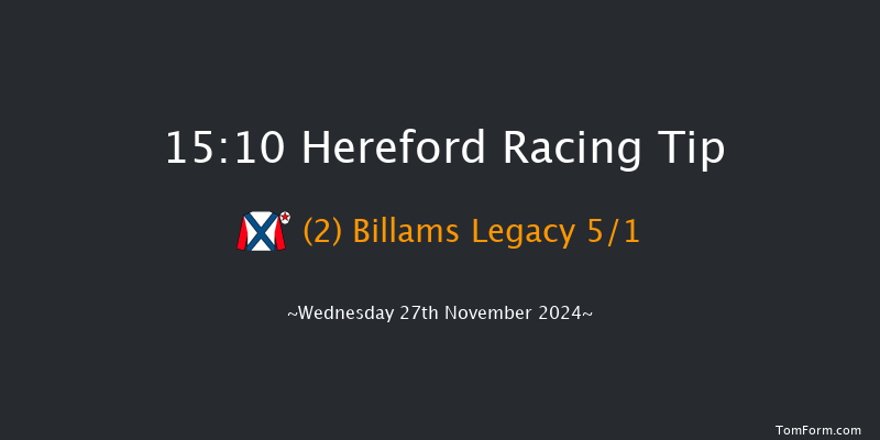 Hereford  15:10 Handicap Hurdle (Class 5) 16f Tue 12th Nov 2024
