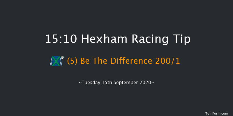 Racing Partnership Novices' Hurdle (GBB Race) Hexham 15:10 Maiden Hurdle (Class 4) 16f Wed 2nd Sep 2020