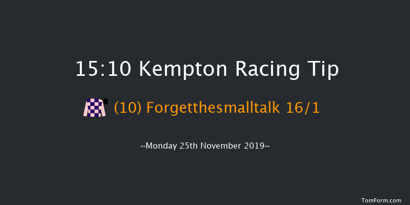 Kempton 15:10 Handicap Hurdle (Class 4) 24f Wed 20th Nov 2019
