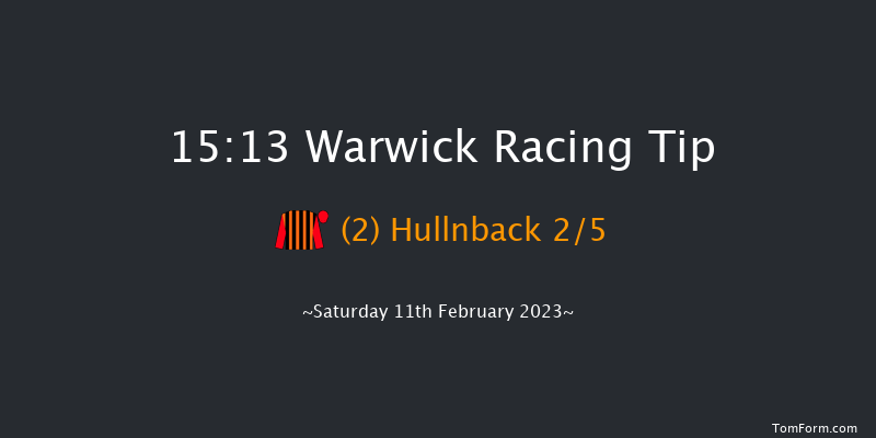 Warwick 15:13 Maiden Hurdle (Class 4) 16f Sat 14th Jan 2023