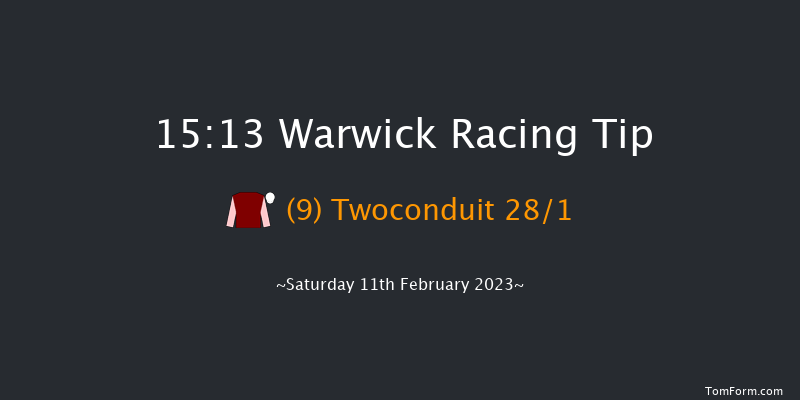 Warwick 15:13 Maiden Hurdle (Class 4) 16f Sat 14th Jan 2023