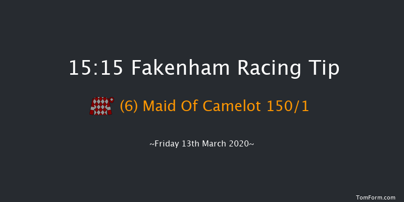 Robert Case Memorial Conditional Jockeys' Maiden Hurdle Fakenham 15:15 Maiden Hurdle (Class 4) 16f Fri 14th Feb 2020