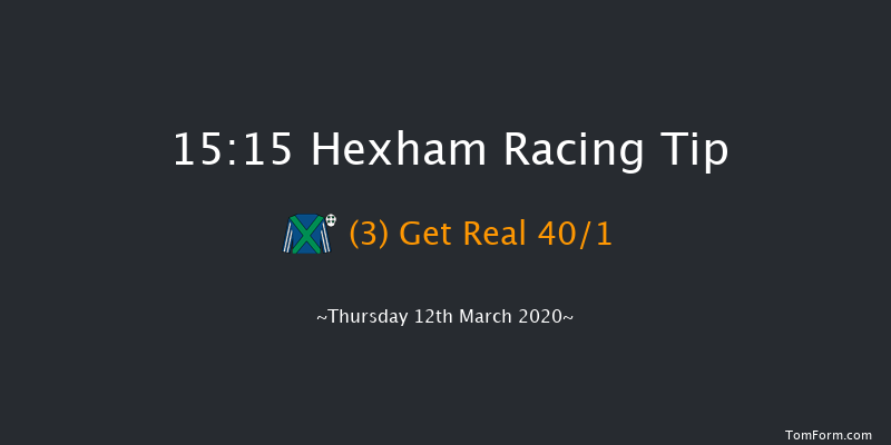 Follow Hexham Racecourse On Facebook & Twitter Novices' Hurdle Hexham 15:15 Maiden Hurdle (Class 4) 16f Wed 11th Dec 2019
