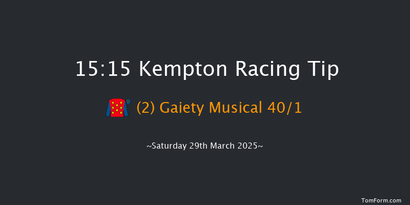 Kempton 15-15 (Class 1) 8f Wed 26th Mar 2025