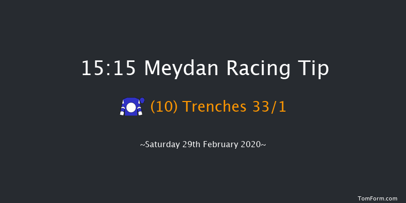 Aliyah Handicap - Dirt Meydan 15:15 7f 15 run Aliyah Handicap - Dirt Thu 27th Feb 2020