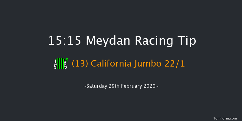 Aliyah Handicap - Dirt Meydan 15:15 7f 15 run Aliyah Handicap - Dirt Thu 27th Feb 2020