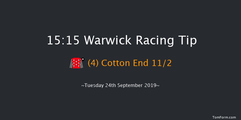Warwick 15:15 Handicap Hurdle (Class 4) 19f Mon 23rd Sep 2019