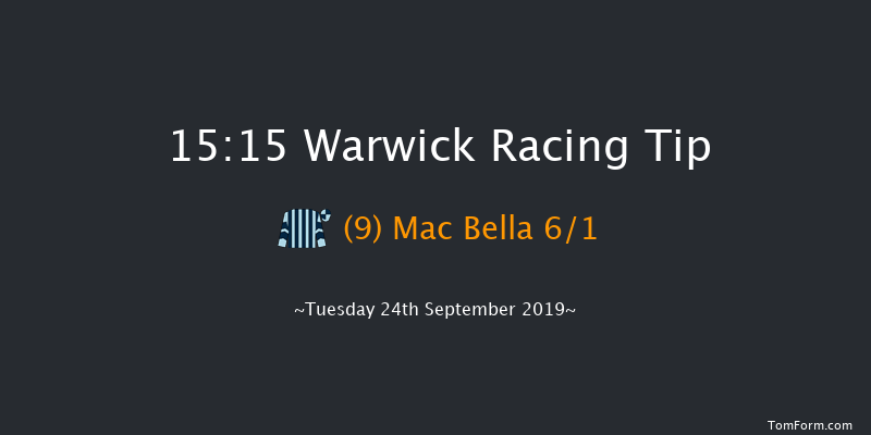 Warwick 15:15 Handicap Hurdle (Class 4) 19f Mon 23rd Sep 2019