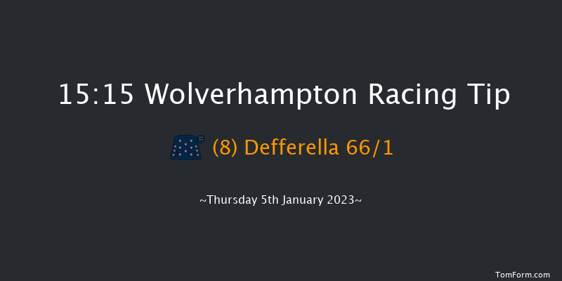Wolverhampton 15:15 Handicap (Class 6) 14f Tue 3rd Jan 2023