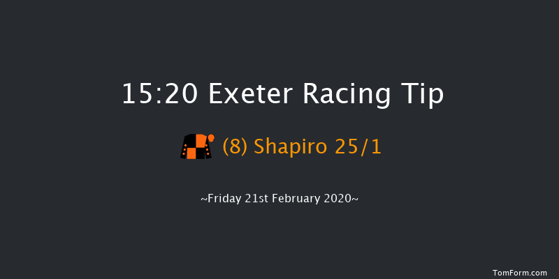 Be Wiser Insurance Handicap Hurdle Exeter 15:20 Handicap Hurdle (Class 4) 23f Tue 21st Jan 2020