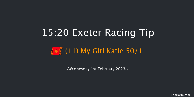 Exeter 15:20 Maiden Hurdle (Class 4) 22f Tue 10th Jan 2023