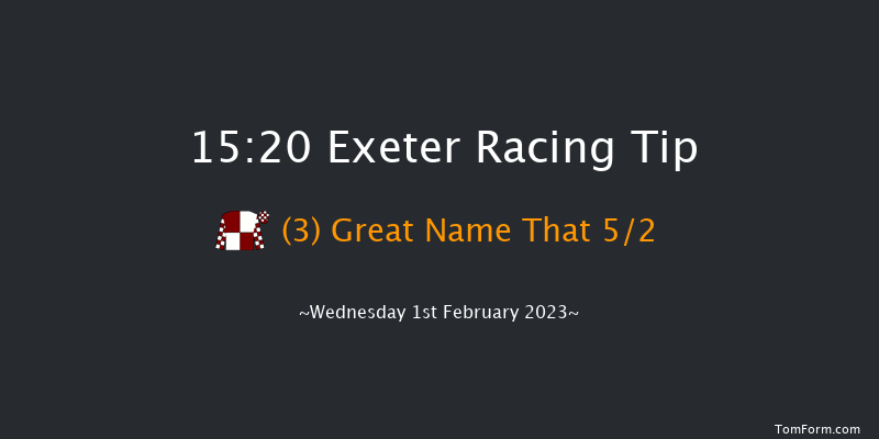 Exeter 15:20 Maiden Hurdle (Class 4) 22f Tue 10th Jan 2023