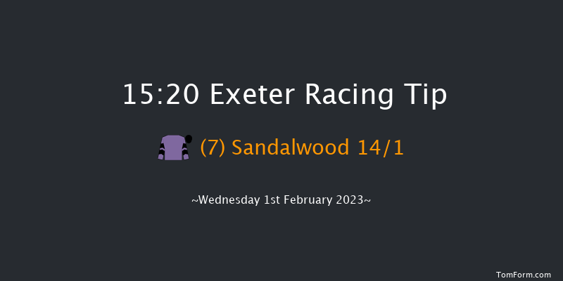 Exeter 15:20 Maiden Hurdle (Class 4) 22f Tue 10th Jan 2023