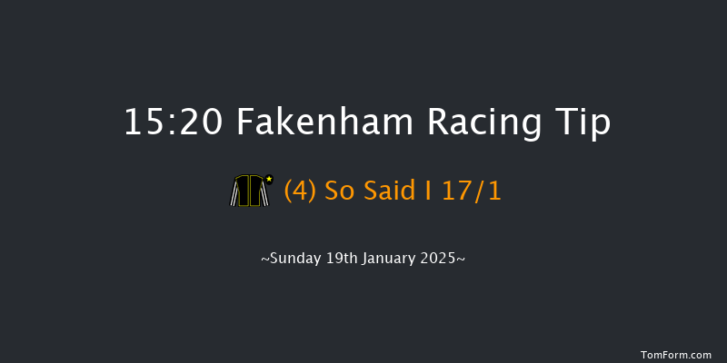Fakenham  15:20 Handicap Chase (Class 2) 21f Wed 1st Jan 2025