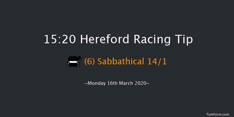 Central Roofing Novices' Handicap Hurdle Hereford 15:20 Handicap Hurdle (Class 4) 20f Sat 7th Mar 2020