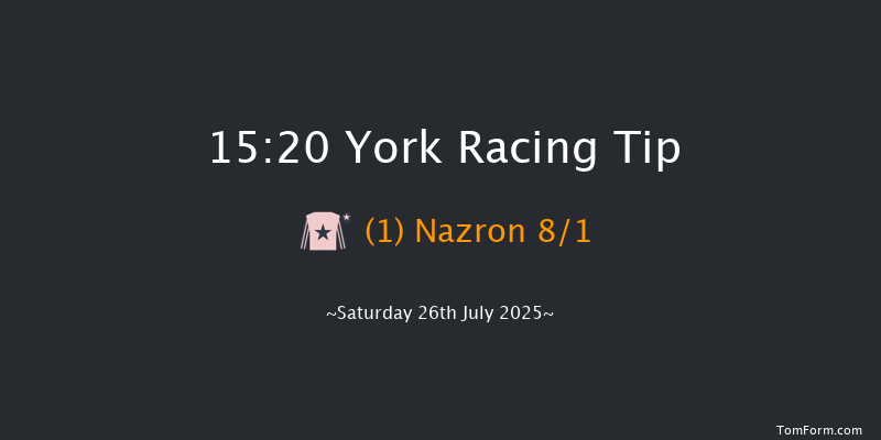 York 15-20 (Class 4) 5f Fri 25th Jul 2025