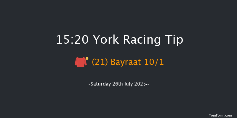 York 15-20 (Class 4) 5f Fri 25th Jul 2025
