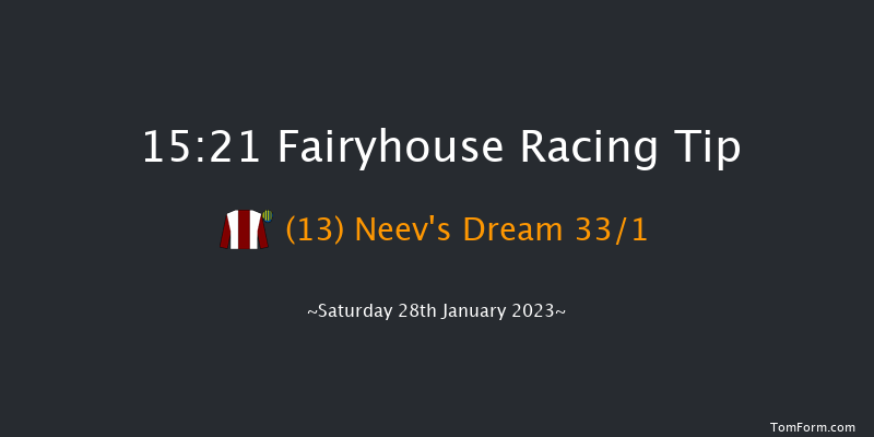 Fairyhouse 15:21 Maiden Hurdle 20f Wed 25th Jan 2023