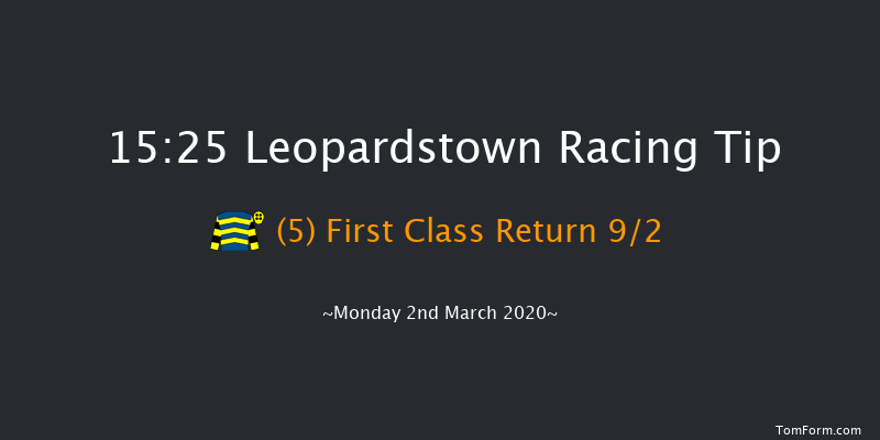 Leopardstown Membership Beginners Chase Leopardstown 15:25 Maiden Chase 21f Sun 1st Mar 2020