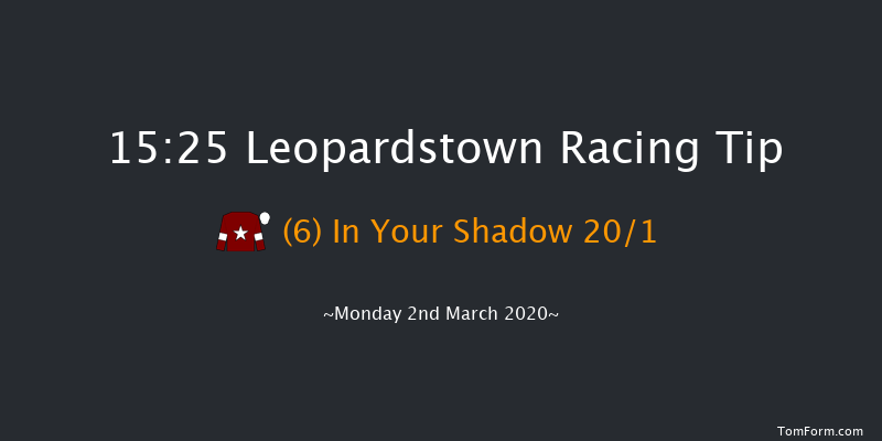 Leopardstown Membership Beginners Chase Leopardstown 15:25 Maiden Chase 21f Sun 1st Mar 2020