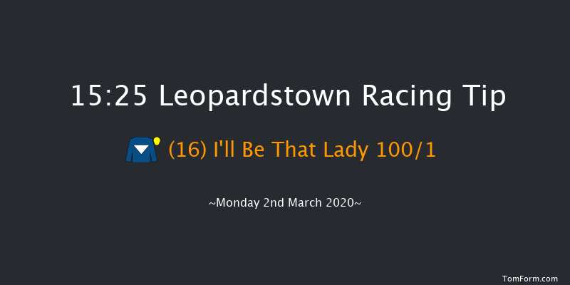 Leopardstown Membership Beginners Chase Leopardstown 15:25 Maiden Chase 21f Sun 1st Mar 2020