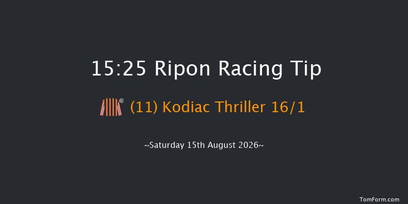 Ripon 15-25 (Class 2) 6f Mon 3rd Aug 2026