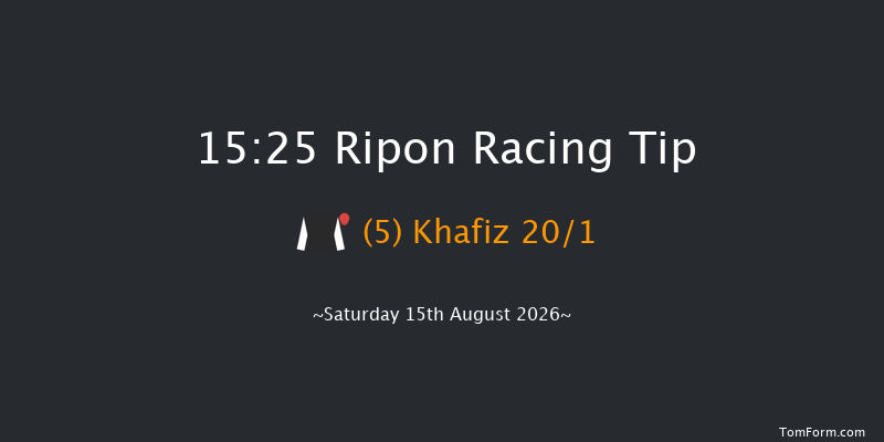 Ripon 15-25 (Class 2) 6f Mon 3rd Aug 2026