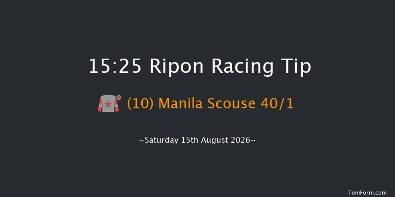 Ripon 15-25 (Class 2) 6f Mon 3rd Aug 2026