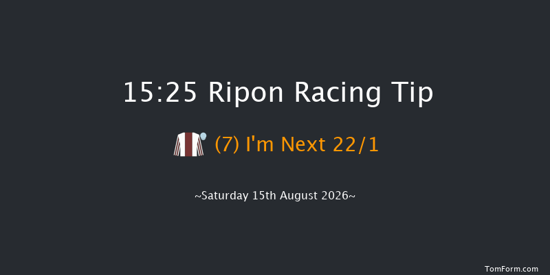 Ripon 15-25 (Class 2) 6f Mon 3rd Aug 2026