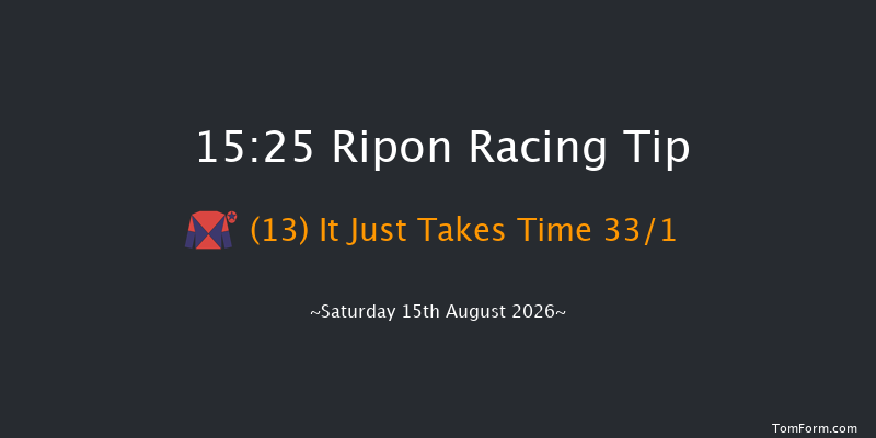 Ripon 15-25 (Class 2) 6f Mon 3rd Aug 2026