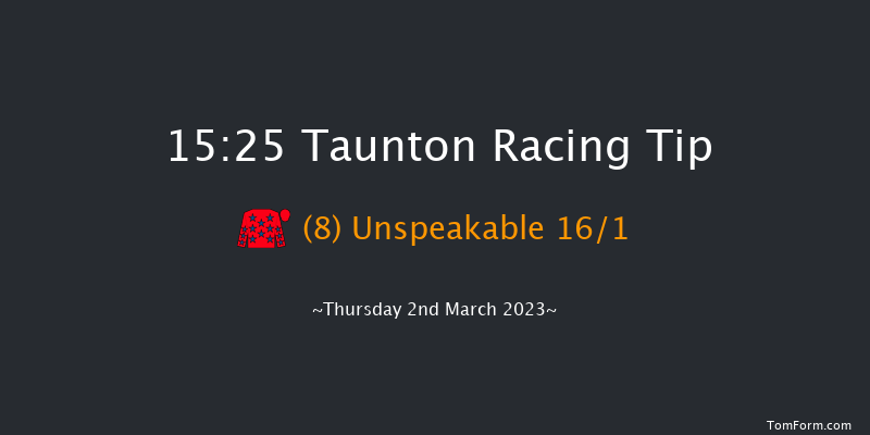 Taunton 15:25 Handicap Hurdle (Class 4) 24f Tue 21st Feb 2023