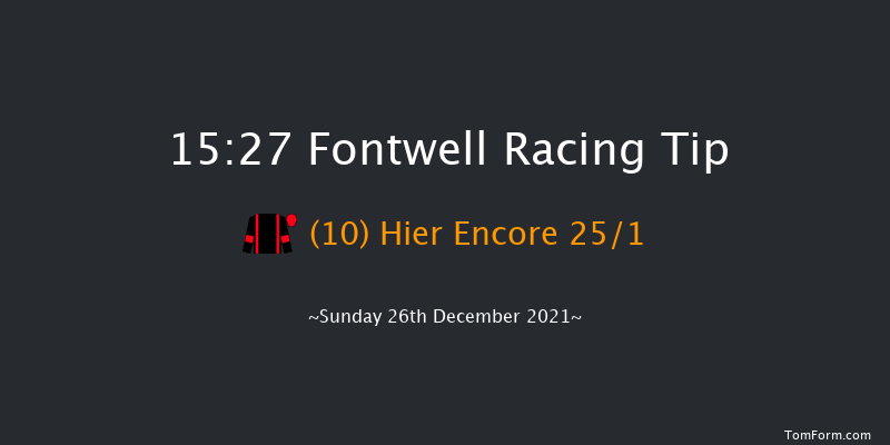 Fontwell 15:27 Handicap Hurdle (Class 5) 19f Tue 7th Dec 2021