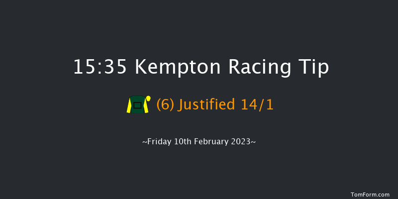 Kempton 15:35 Handicap Hurdle (Class 4) 21f Wed 8th Feb 2023
