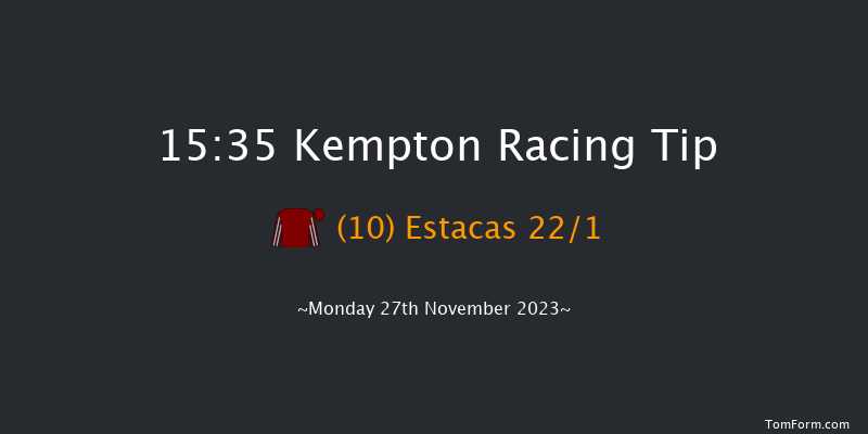 Kempton 15:35 Handicap Hurdle (Class 3) 16f Mon 20th Nov 2023