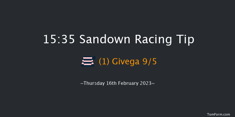 Sandown 15:35 Maiden Hurdle (Class 4) 16f Sat 4th Feb 2023