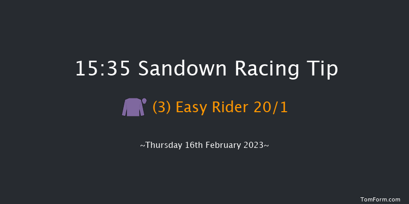 Sandown 15:35 Maiden Hurdle (Class 4) 16f Sat 4th Feb 2023