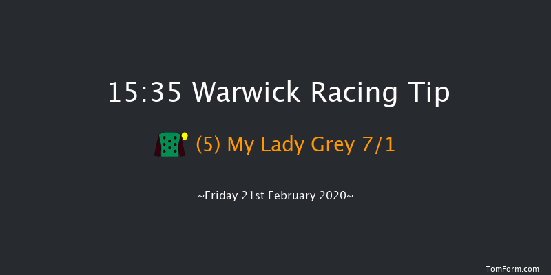 Shipstone Family Celebration Hands And Heels Handicap Hurdle (Conditionals And Amateurs) Warwick 15:35 Handicap Hurdle (Class 5) 26f Sat 8th Feb 2020